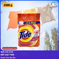 Bột Giặt TIDE Bot Giat Trang Dot Pha Huong Downy (Tui)_2500g